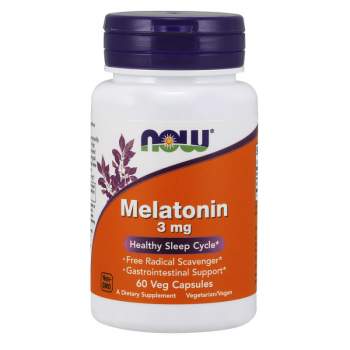 Улучшение сна NOW Melatonin 3 мг производство США