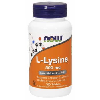 Амінокислоти NOW L-Lysine 500 mg Tablets виробництво США