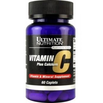 Вітаміни та мінерали Ultimate Nutrition Vitamin C + Calcium виробництво США