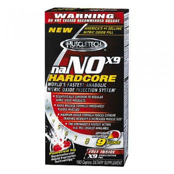 Пампінг MuscleTech naNO X9 HARDCORE виробництво США