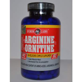 Аминокислоты Form Labs PRO Line L-Arginine & L-Ornitine производство Германия
