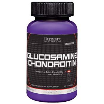 Для суглобів і зв'зок Ultimate Nutrition Glucosamine & chondroitin виробництво США
