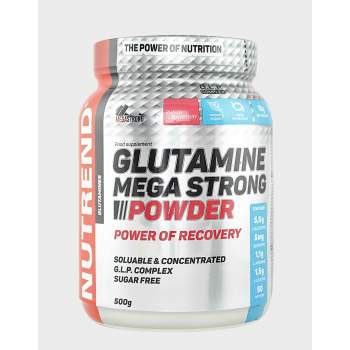 Глютамин Nutrend Glutamine Mega Strong Powder производство Чехия