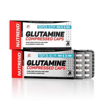 Глютамін Nutrend Glutamine Compressed Caps виробництво Чехія