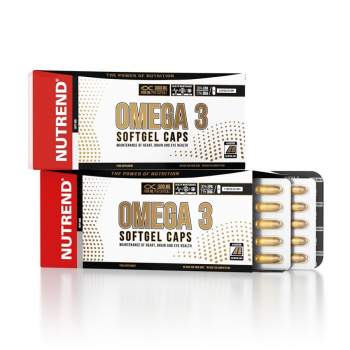 Вітаміни та мінерали Nutrend Omega 3 Softgel Caps виробництво Чехія