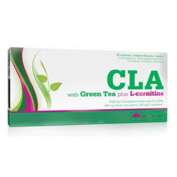 Жироспалювачі Olimp CLA with Green Tea plus L-Carnitine виробництво Польща