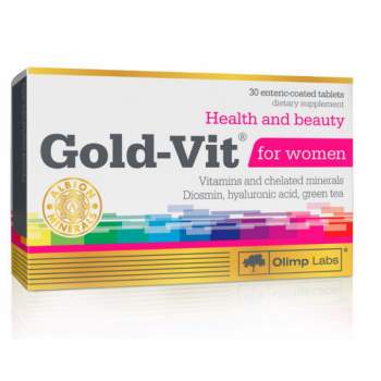 Вітаміни та мінерали Olimp Gold-Vit For Women виробництво Польща