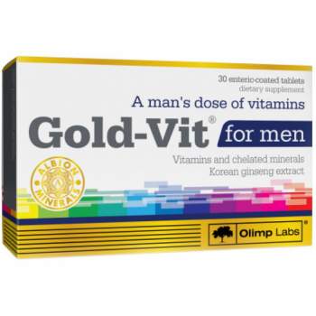 Вітаміни та мінерали Olimp Gold-Vit For Men виробництво Польща
