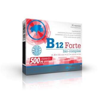 Витамины и минералы Olimp B12 Forte bio-complex производство Польша