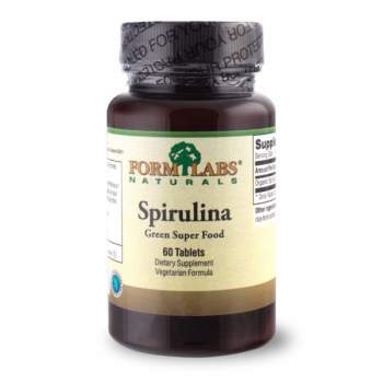 Вітаміни та мінерали Form Labs Organic Spirulina виробництво США