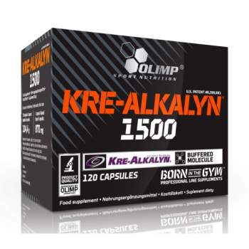 Креатин Olimp Kre-Alkalyn 1500 виробництво Польща