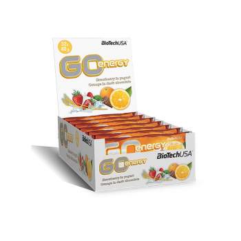 Спортивные батончики BioTech GO Energy Bar производство Венгрия