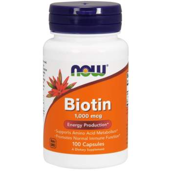 Витамины и минералы NOW Biotin 1,000 mcg производство США