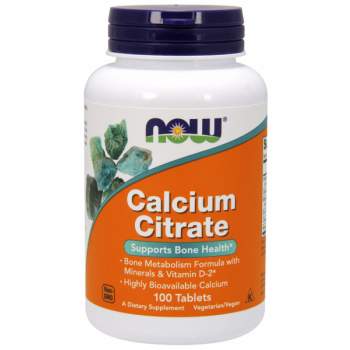 Вітаміни та мінерали NOW Calcium Citrate виробництво США