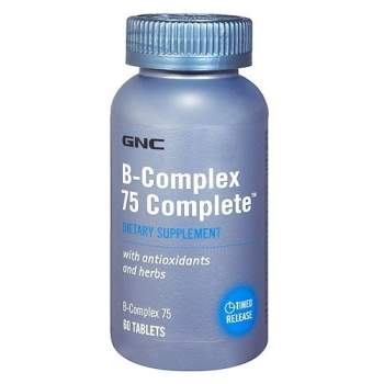Вітаміни та мінерали GNC B-Complex 75 Complete виробництво США