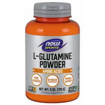 Глютамін NOW L-Glutamine Powder виробництво США